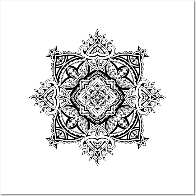 Ornamental Mandala Wall Art by ilhnklv